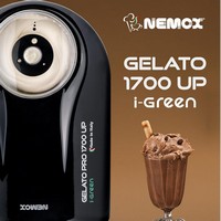 photo gelato pro 1700 up i-green - noir - jusqu'à 1kg de glace en 15-20 minutes 8